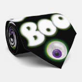 BOOパープルハロウィーン浮き目玉 – 幽霊眼 ネクタイ (ロール)