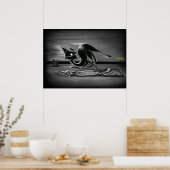 Boo子猫のポスターのスライド ポスター (キッチン)