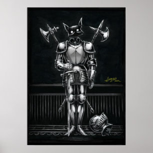 Boo子猫インアーマーポスター ポスター
