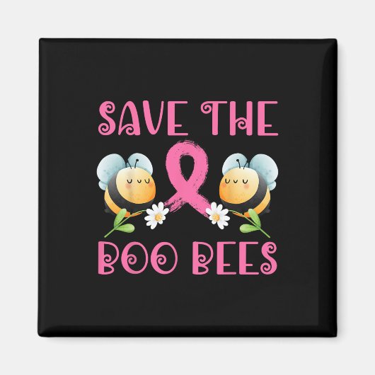 Boo救 Bees母乳戦士の生存者がんA マグネット (正面)