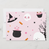 Boo最初の誕生日私たちの小さなBooは1を回している 招待状 (裏面)