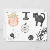 Boo最初の誕生日私たちの小さなBooは1を回している 招待状 (裏面)