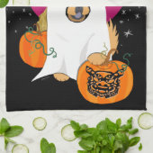 BOO-不気味DOG – キッチンタオル (折り畳み)