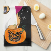 BOO-不気味DOG – キッチンタオル (四つ折り)