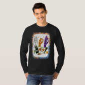 Boo American Sign Language ASL Deaf Halloween Cost Tシャツ (正面フル)