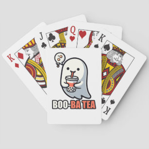 Boo-Ba Tea Ghost – 遊び心のあるハロウィンタピオカ愛好家De トランプ
