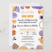 "Boo Bash" Halloween Birthday Party Invitation 招待状 (正面)
