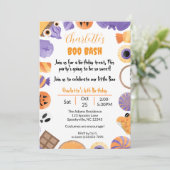 "Boo Bash" Halloween Birthday Party Invitation 招待状 (スタンド正面)