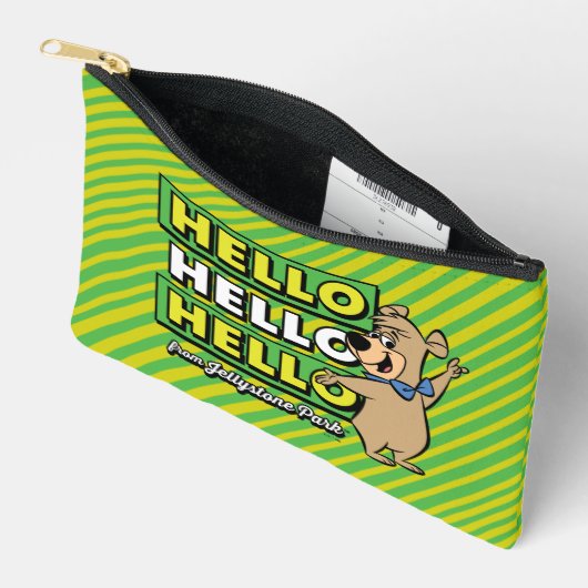 Boo-Bear Hello Hello Hello From Jellystone アクセサリーポーチ (見開き)