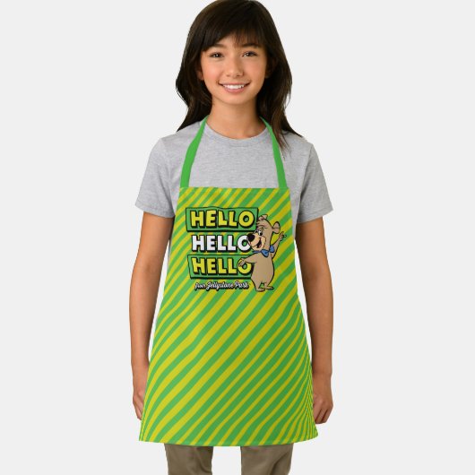 Boo-Bear Hello Hello Hello From Jellystone エプロン (インサイチュ)