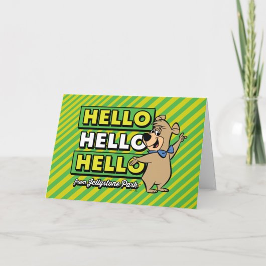 Boo-Bear Hello Hello Hello From Jellystone カード (正面)
