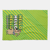 Boo-Bear Hello Hello Hello From Jellystone キッチンタオル (横)