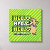 Boo-Bear Hello Hello Hello From Jellystone キャンバスプリント (正面)
