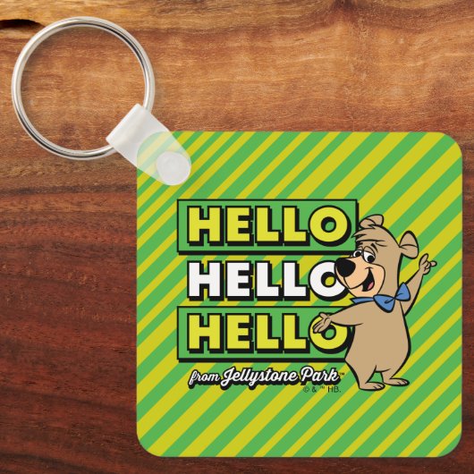 Boo-Bear Hello Hello Hello From Jellystone キーホルダー (正面)