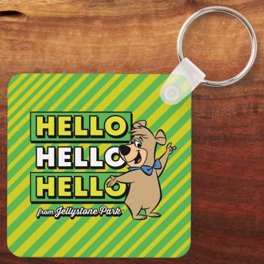 Boo-Bear Hello Hello Hello From Jellystone キーホルダー (裏面)