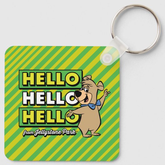 Boo-Bear Hello Hello Hello From Jellystone キーホルダー (裏面)