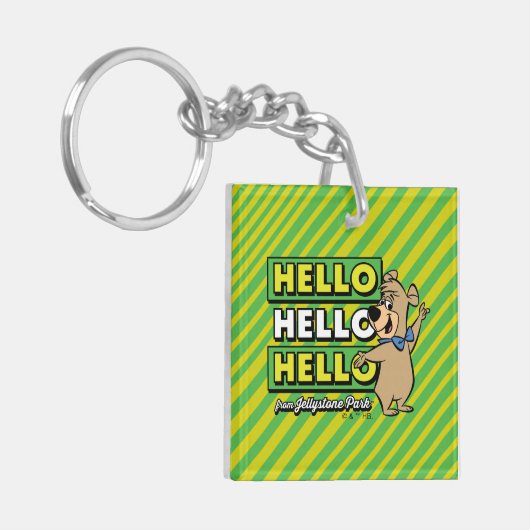 Boo-Bear Hello Hello Hello From Jellystone キーホルダー (正面左)