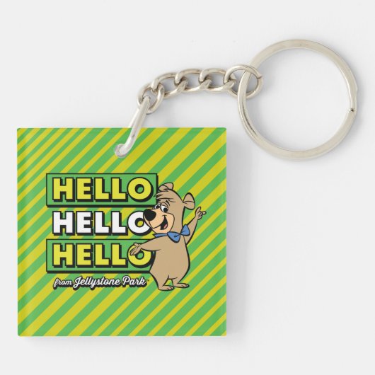 Boo-Bear Hello Hello Hello From Jellystone キーホルダー (裏面)