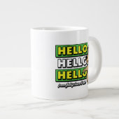 Boo-Bear Hello Hello Hello From Jellystone ジャンボコーヒーマグカップ (正面右)