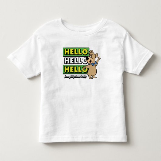 Boo-Bear Hello Hello Hello From Jellystone トドラーTシャツ (正面)