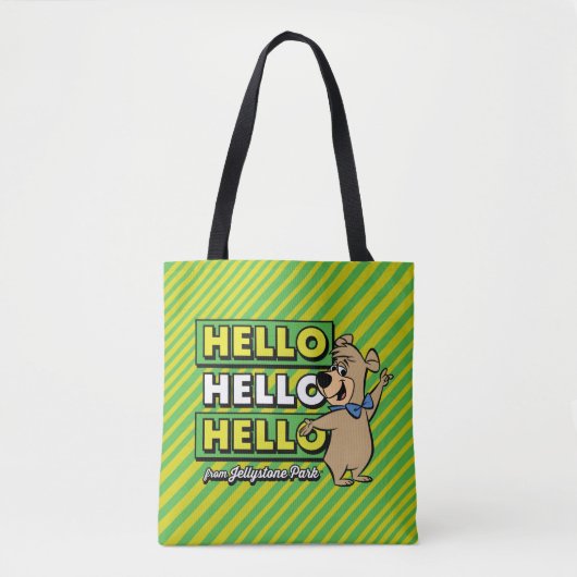 Boo-Bear Hello Hello Hello From Jellystone トートバッグ (正面)