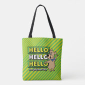 Boo-Bear Hello Hello Hello From Jellystone トートバッグ (裏面)