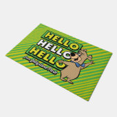 Boo-Bear Hello Hello Hello From Jellystone ドアマット (アングル)