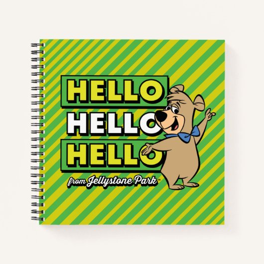Boo-Bear Hello Hello Hello From Jellystone ノートブック (正面)