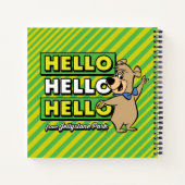 Boo-Bear Hello Hello Hello From Jellystone ノートブック (裏面)