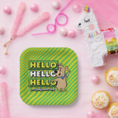 Boo-Bear Hello Hello Hello From Jellystone ペーパープレート (パーティー)