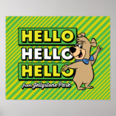 Boo-Bear Hello Hello Hello From Jellystone ポスター (正面)