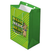 Boo-Bear Hello Hello Hello From Jellystone ミディアムペーパーバッグ (正面アングル)