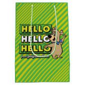 Boo-Bear Hello Hello Hello From Jellystone ミディアムペーパーバッグ (裏面)