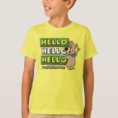 Boo-Bear Hello Hello Hello From Jellystone Tシャツ (正面)