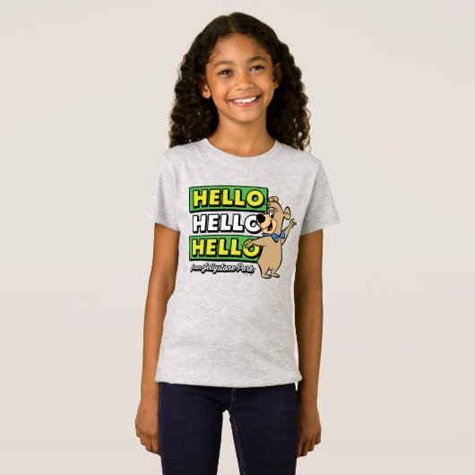 Boo-Bear Hello Hello Hello From Jellystone Tシャツ (正面フル)