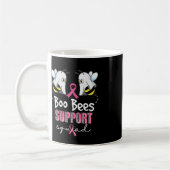 Boo Bees救は乳がん分隊を支援する コーヒーマグカップ (左)