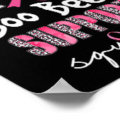 Boo Bees救は乳がん分隊を支援する ポスター (角)