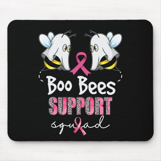Boo Bees救は乳がん分隊を支援する マウスパッド (正面)