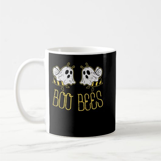 Boo Bees Funny Couples Halloween Costume For Adult コーヒーマグカップ (左)