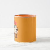 Boo Boo Crew はコーヒーで動く オレンジマグ マグカップ (中央)