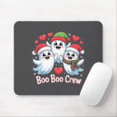Boo-boo Crew Christmas Ghost Santa Hat Halloween H マウスパッド (マウス)