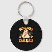 Boo Boo Crew Funny Ghost For Nurse, Retro Hallowee キーホルダー (正面)