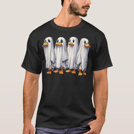 Boo Boo Crew Ghost Duck Funny Halloween Costume Wo Tシャツ (正面)
