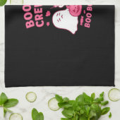 Boo Boo Crew Nurse Funny Halloween Ghost Nurse Gir キッチンタオル (折り畳み)