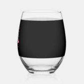 Boo Boo Crew Nurse Funny Halloween Ghost Nurse Gir ステムなしワイングラス (左)