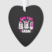 Boo Boo Crew Nurse Halloween Costume Ghost Breast  オーナメント (正面)