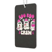 Boo Boo Crew Nurse Halloween Costume Ghost Breast  カーエアーフレッシュナー (左)
