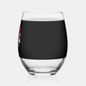 Boo Boo Crew Nurse Halloween Costume Ghost Breast ステムなしワイングラス (左)