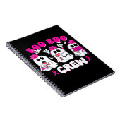 Boo Boo Crew Nurse Halloween Costume Ghost Breast  ノートブック (右側)