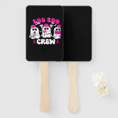 Boo Boo Crew Nurse Halloween Costume Ghost Breast ハンドファン (正面&裏面)